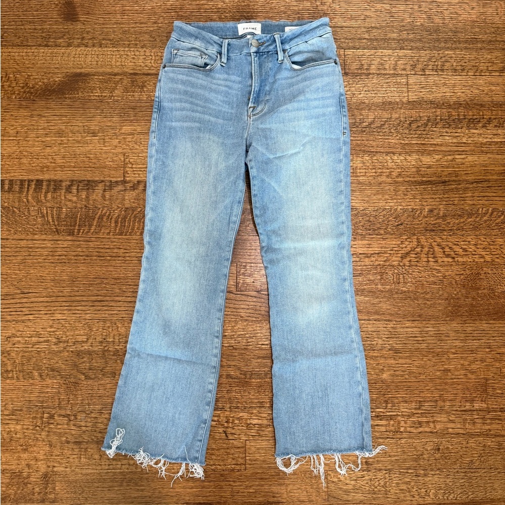 Frame Denim Women's Light Blue Flare Jeans